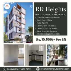 2 BHK flat in Amberpet Hyderabad