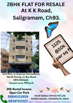 House for sale in Saligramam Chennai