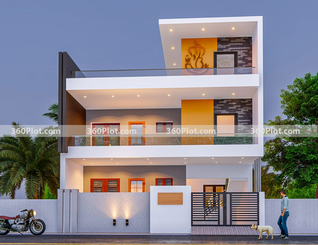 ghar ka elevation design