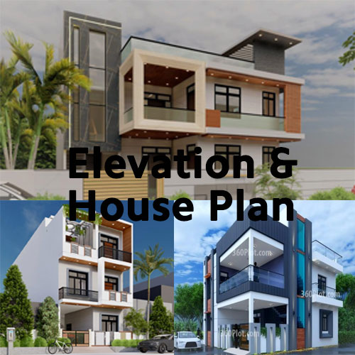Best Front Elevation For 3 Floor House East Facing | Front Elevation At 60%  Off