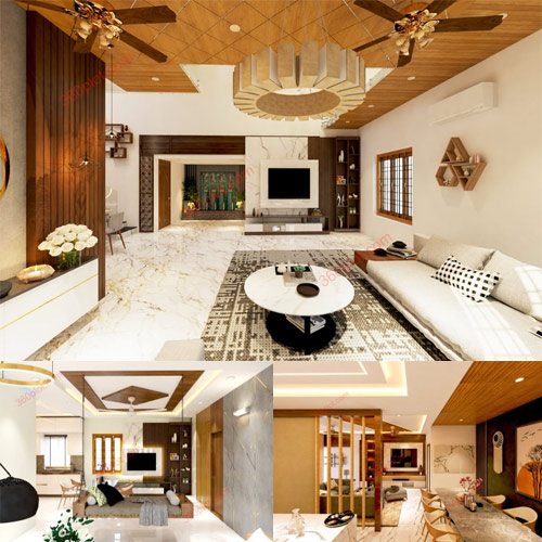 luxurious Drawing room Interior by tri-vima on Dribbble-saigonsouth.com.vn