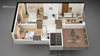 3D floor plan of House Sample - 89