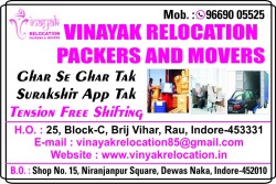 Vinayak Relocation Packers and movers
