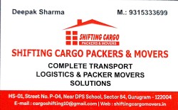 Shifting Cargo Packers and Movers