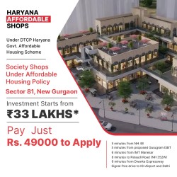 Affordable Society Shops for Sale in New Gurgaon Sec 81