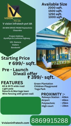 Plot/ Land in Bajha Chauraha Barabanki